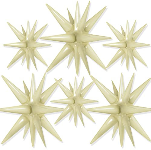 PartyWoo Star Balloons 6 pcs,9612