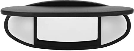 Dioche Auto-Sonnenblende, Schwarz, Vorne mit Schminkspiegel, Blendfrei, Sonnenfest, Sicherer Fahrersatz für R55 R56 R60 2007-2014