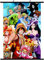 IQEPXTGO One-Piece Anime Poster Scroll Anime Wandkunst Bilder Aufhängen Ästhetische Raumdekor Leinwand Hd Gedruckt Rahmen Segeltuch Malerei 40x60cm/16 * 24 Zoll