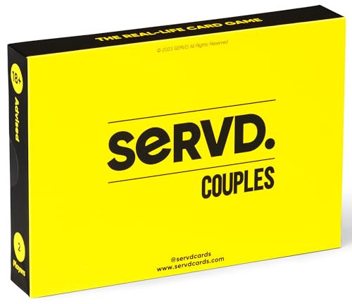 SERVD - Couples - The Hilarious Real-Life Couples Card Game | Funny Gift for Anniversary, Valentines Day, Christmas, Date Nights & More | Unique Strategy Game