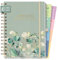 Häfft® Lieblings-Timer Deluxe Kalender 2024/2025 A5 Minty Leaves Juli 24 bis Dez 25 - Terminplaner, Spiralkalender, Terminkalender, Wochenplaner, Ringbuch Planner - nachhaltig & klimafreundlich