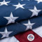 TOPFLAGS Amerikanische Flaggen aus 100 % Baumwolle, 1,2 x 1,8 m, für draußen, reißfest, amerikanische Flagge, bestickte Sterne, strapazierfähig, für den Außenbereich, genähte Streifen, langlebigste
