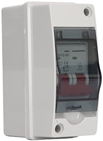 Mini-Leistungsschalter, DC 500 V PV-Solar-Trennschalter IP65 Wasserdichter Solar-PV-System-Isolator Photovoltaik-DC-Trennschalter für Solarpanel-Gittersystem (16A)