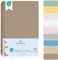 Barbons Spannbettlaken für Baby/Kinderbett - 100% Jersey-Baumwolle Oeko-TEX Standard 100 Zertifiziert 60x120cm Bettlaken für Babybett (Taupe)