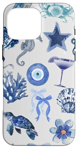 European Summer Evil Eyes And Bow Case for iPhone 16 Pro Max