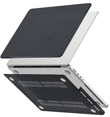 GPXIIZ Hülle für MacBook Pro 16 Zoll M5 M4 M3 M2 M1 Pro/Max, Schwarz | 2026-2021, Leicht und Robust, Ultradünne Hartschale Snap Case für Mac Pro 16,2 A3428 A3429 A3403 A3186 A2991 A2780 A2485