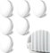 Lot de 6 rideaux de douche lestés - Poids - Rideau de douche magnétique - Poids - Pour l'extérieur - Aimants magnétiques en bas pour rideaux, nappes, rideau de douche