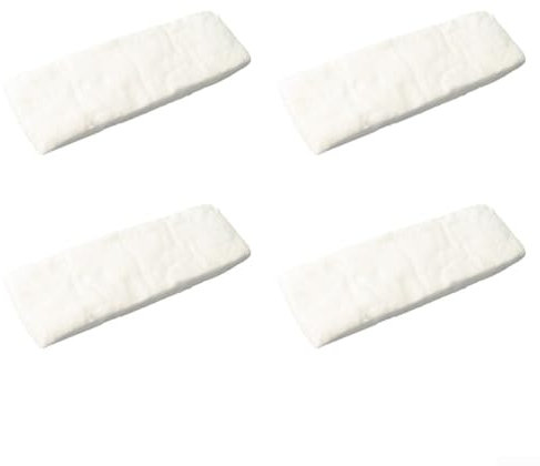 4 Stück Keramik-Wollkernschwamm, Tisch-Feuerschwamm, (20,3 x 15,2 cm) Keramik-Wollschwamm, Alternative Keramikfaser-Isolierung für Tischfeuer, verlängerte Brenndauer