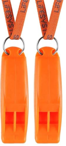 Lifesystems Silbato de Emergencia Safety con cordón Actividades al Aire Libre, montañismo, Deportes náuticos y señalización