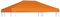Pavillon-Abdeckung 310 g/m² 4x3 m orange