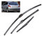 Escobillas Limpiaparabrisas Premium para Peugeot 207 2009-2017, Tecnología Silenciosa - Goma de Alta Calidad 2 Delanteras + 1 Trasera