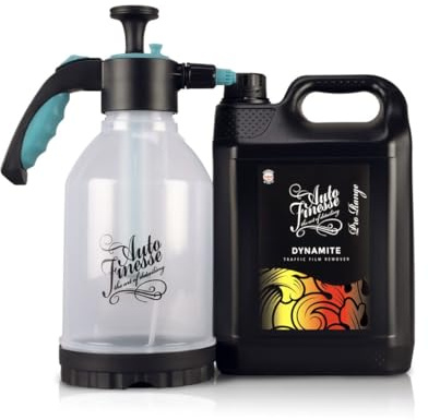 Auto Finesse Road Grime Blaster Kit | Heavy-Duty Traffic Film Remover 5-Litre & 2-Litre Snow Foam Pump Pressure Sprayer for Vehicle Exterior Cleaning, Removes Tough Dirt, Mud & Grime