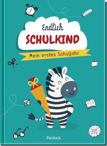 Endlich Schulkind: Mein 1. Schuljahr | Kreatives Eintragbuch für den Schulanfang (Zur Einschulung & für die Schultüte)