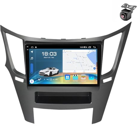 Android 15 Autoradio für Subaru Outback 4 BR Legacy 5 2009 2010 2011-2014 GPS Navigation 9 Zoll Touchscreen Auto Stereo Mit Multimedia-Player Car Radio FM Carplay Android Auto (Y8 8Core 4+64G 2K)