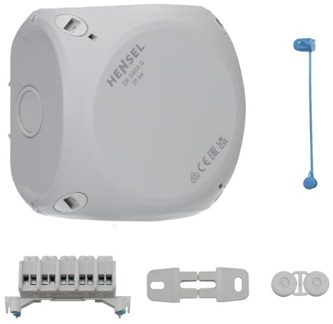 Hensel Kabelabzweigkasten DK 0404 G 1,5-4qmm Dose, Gehäuse für Montage auf der Wand/Decke 4012591124962