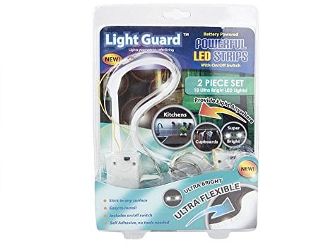 Light Guard Flexible LED Strip Lights | White | 2pcs