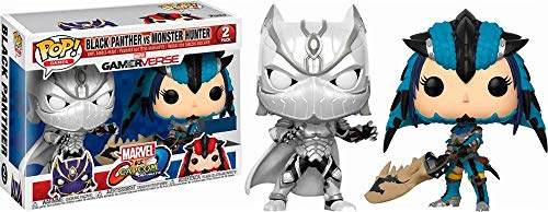Funko 22788 POP! Vinylspiele: Marvel VS Capcom Black Panther VS Monster Hunter Exclusive