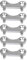 POFET 5cps Boat Tank Deck Filler Spare Key Heavy Duty Marine Gas Cap Open Tool Replacement, 316 Stainless Steel
