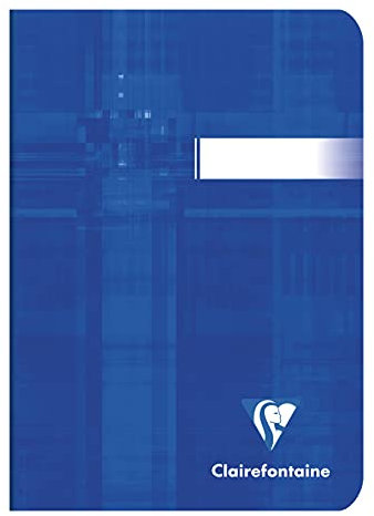 Clairefontaine 3646C - Packung mit 10 Heften DIN A6, geheftet, liniert, 90 g, 48 Blatt, farbig sortiert, 1 Pack