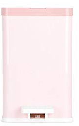 XGWML Poubelle,poubelle En Acier Inoxydable,poubelle à Pédale,poubelle Pour Jardin,école,bureau,maison Et Cuisine (Rose)
