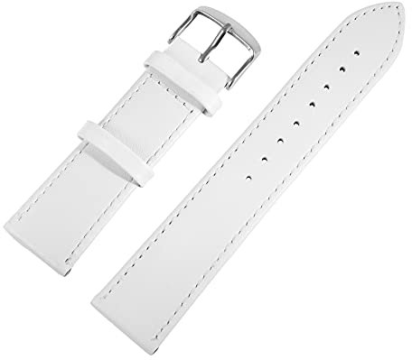 Excellanc Unisex-Uhrenarmband Leder glatt Dornschließe Breite 10-26 mm 8000548