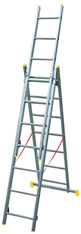 eacommerce Scala Trasformabile 3 Elementi 3x9 Gradini fino a 5,94 metri tripla con barra stabilizzatrice
