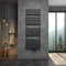 WITEN&NOCK SARDORA Design Badheizkörper 800 x 450 mm Handtuchheizung Handtuchtrockner (160 x 60 cm, Anthrazit)