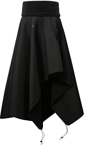 RL24 - Reitrock | atmungsaktiver Thermorock | wasserabweisend & Winddicht | Outdoor Rock für Damen | Warmer Winter Rock aus Fleece | Reitbekleidung Damen | Farbe Black | Größe 34-38