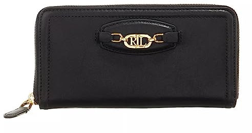 LAUREN RALPH LAUREN Lauren Ralph Lauren Femme Portefeuille Ovl Zip Cont Wallet Large 432871779 Rouge 005 RL2000 Rouge, Noir , Nessun Valore