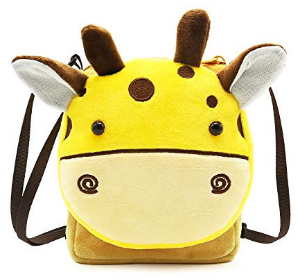 MIDSuN Umhängetasche für Kinder,Tier Schultertaschen,Kindergarten Umhängetasche für 2-5 Jährige Kindergarten Junge und Mädchen (Giraffe)
