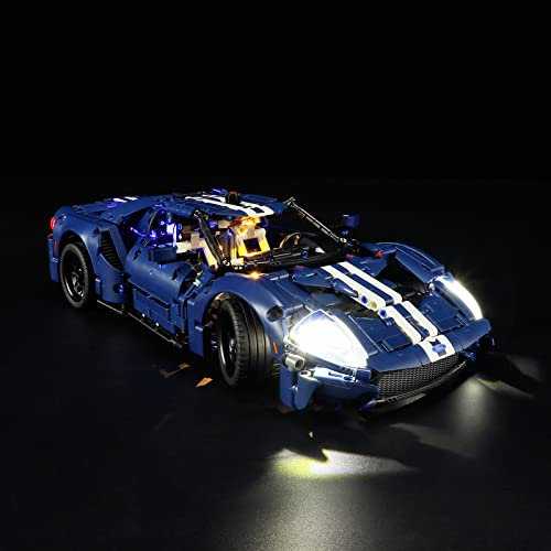 BRIKSMAX 42154 LED-Licht für Ford GT 2022 - Kompatibel mit Lego Technic Bausteinen - Ohne Set