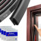 Dichtungsband Türdichtung Selbstklebend,HaustüR Gummidichtung Selbstklebend Wasserdicht,Schallschutz Fensterdichtung Abdichtungsband Anti Kollision,Door Seal Dichtungsgummi (15m,Schwarz)