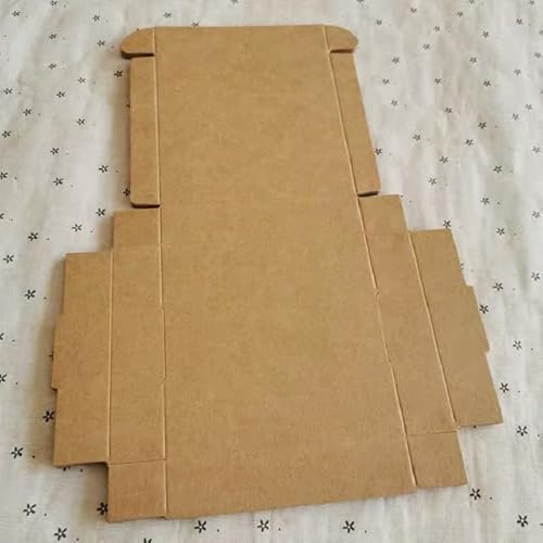 10 Teile/los DIY Kraft Geschenkboxen Braun/Schwarz Papier Kleine Seifenkiste Kraftkarton Mini Schmuck Verpackung Karton-Kastanienbraun, 13,3 x 7,8 x 1,8 cm