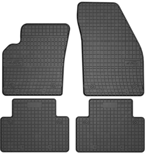 SMK Gummimatten auto fußmatten Satz passend für Volvo V50 2004-2012 Erleben Sie einen neuen Standard des Reisens mit rutschfesten auto fussmatten - Mehrjahres- auto teppiche für alle Straßenverhältnis
