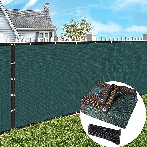 Gekufa Sichtschutz Zaun, Zaunblende 2mx10m, Windschutznetz Stall 130 g/m², 90% HDPE, für den Außenbereich, UV-beständig, Reißfest, Windschutz, mit Kabelbindern und Ösen