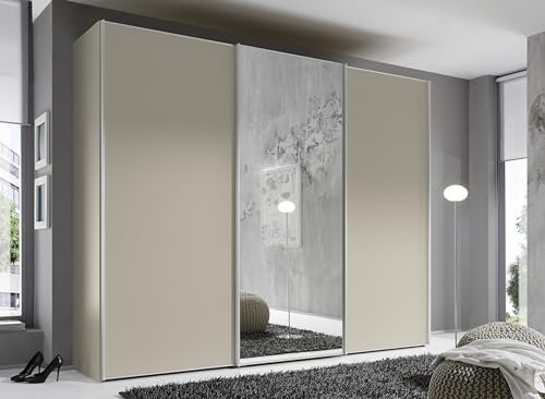Staud Schwebetürenschrank 3-türig Sinfonie Plus H222 x B280 Sand Innenausstattung-Sets Premium