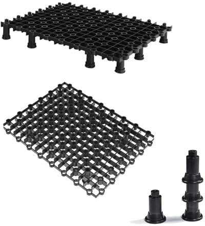 Ieron 2Pcs Fish Tank Bottom Filter Plate, Under Gravel Filter Plate 26 x 20cm Isolate Board Divider for Aquarium, Splicing Easy to Install
