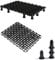 Ieron 2Pcs Fish Tank Bottom Filter Plate, Under Gravel Filter Plate 26 x 20cm Isolate Board Divider for Aquarium, Splicing Easy to Install