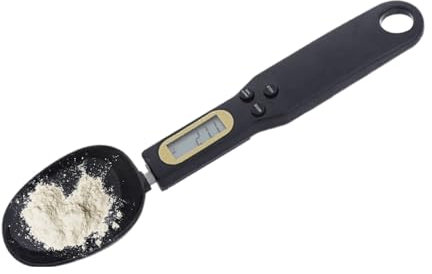 Sirseon Cucchiaio per pesare, Cucchiaio dosatore Digitale, Bilancia da Cucina Digitale con Display, Bilancia da Forno per porzionare Latte, tè, Farina, spezie, medicinali, Peso da 0,1 Grammi a 500