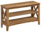 VASAGLE Schuhbank, Sitzbank mit Schuhregal, Flurbank, 2 Schuhablagen, 30 x 80 x 48 cm, hält bis zu 136 kg, Landhausstil, für Wohnzimmer, Schlafzimmer, honigbraun LSB053K41