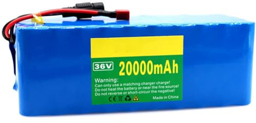 QmEna Batteria Ebike da 36 V, Batteria Sostitutiva per Bici Pieghevole agli ioni di Litio da 20 Ah, Motore per Biciclette elettriche con Caricabatterie XT60 Plug