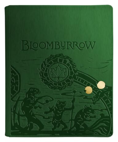 Ultra PRO - Bloomburrow 9-Pocket Premium Zippered PRO-Binder für Sammelkarten & Sportkarten - Set-Symbol für Magic The Gathering, Full-Art-Cover, Elastikband-Verschluss, 360 Karten