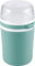 Zwilling Lunchtime Müslibecher to go, auslaufsicherer Joghurtbecher/Reisebecher mit praktischer Unterteilung & Löffelhalter, 500+200 ml, grün