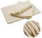 PWGHWG 6 Pièces Toile de Lin pour la Cuisson du Pain 75 × 45 cm et 48 × 36 cm, Linge de Boulangerie Tissu de Boulanger Professionnel Naturel Tissu Fermenté pour Fermentation de la Pâte