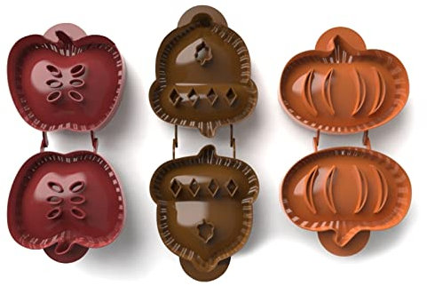 Stampi per torta a mano autunnale Stampo per pasta Torta Strumento Pocket Pie Stampi Zucche A Forma di ghianda Per Cucina Cottura