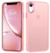 VENINGO Funda para iPhone XR, Mate Translúcida Esmerilada Fina Protectora Anti-Amarilleo a Prueba de Golpes Antihuellas Antiarañazos Carcasa Cover Case para iPhone XR, Rosa