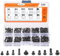 Nivithi 500pcs M2 M2.5 M3 Laptop Replacement Kit,Flat Head Phillips Screw Assortment,Countersunk PC Screws for M.2 SSD,M2 Computer Motherboard Screws,and Electronics Repair