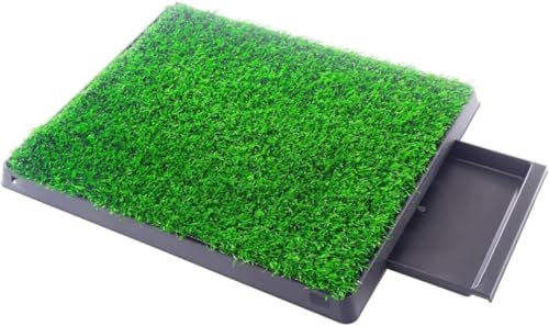 TOOSOAR Toilette per Cani, Toilette per Cani con Erba Sintetica, 58 * 45,5 CM