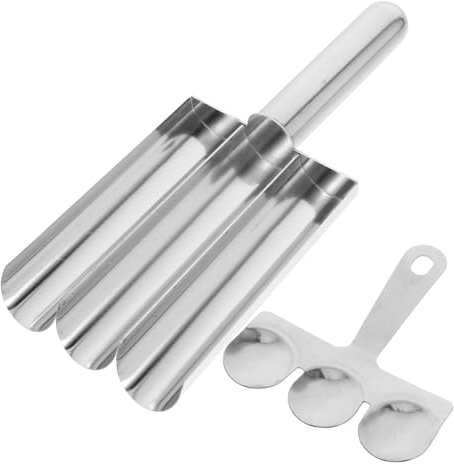 COLLBATH Máquina Para Hacer Galletas Herramienta De Acero Inoxidable Triple Máquina Utensilio De Cocina Fácil De Usar