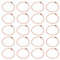 sourcing map 30Pcs 5 Inch Ball Bead Chain, Metal Ball Chain with Connectors for Keychain Hanging Ornament Tag Jewelry Necklace Christmas Decoration,Light Pink